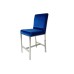 Chicago Pub Chair Velvet seat with stainless-steel leg frame. (Online only) Chicago Pub Chair Velvet seat with stainless-steel leg frame. (Online only)