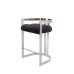 Lynda Pub Chair Silver (online only) Lynda Pub Chair Silver (online only)