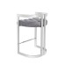 Lynda Pub Chair Silver (online only) Lynda Pub Chair Silver (online only)