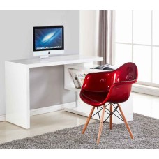 Tyler White High Gloss Writing Desk (Online Only)