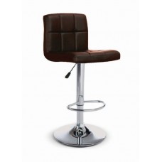 ST-139-E  Brown PU Adjustable Bar chair. SET OF 2 CHAIRS. (Online only)