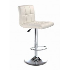 ST-139-W White PU Adjustable Bar Chair. SET OF 2 CHAIRS.  (Online only)