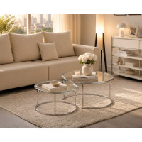 IF-2610 Set of 2 Nesting Coffee Tables. (Online Only) IF-2610 Set of 2 Nesting Coffee Tables. (Online Only)