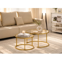 IF-2612 Set of 2 Nesting Coffee Tables (Online Only) IF-2612 Set of 2 Nesting Coffee Tables (Online Only)