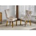 C-1285 Creme Velvet Dining Chair. SALE JUST SET OF 2 CHAIRS.(Online Only) C-1285 Creme Velvet Dining Chair. SALE JUST SET OF 2 CHAIRS.(Online Only)