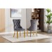 C-1450 Grey Velvet and Gold Legs Dining chair .SALE JUST SET OF 2 CHAIRS (Online only) C-1450 Grey Velvet and Gold Legs Dining chair .SALE JUST SET OF 2 CHAIRS (Online only)