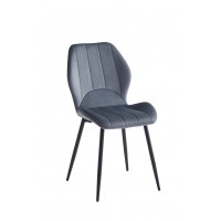 C-1536 Dark Grey Velvet Dining Chair. Sale just set of 6 chairs. (Online Only) C-1536 Dark Grey Velvet Dining Chair. Sale just set of 6 chairs. (Online Only)