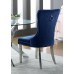C-1262 Blue Velvet Dining Chair with Deep Tufting. SALE JUST SET SET OF 2 CHAIRS. (Online only) C-1262 Blue Velvet Dining Chair with Deep Tufting. SALE JUST SET SET OF 2 CHAIRS. (Online only)