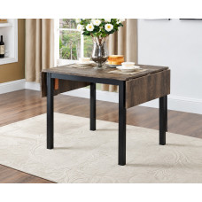 T-1023 Extension Distressed Wooden Table With 2 x 9”Drop Leaves (Online Only)