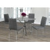 T-1430 Round 41" Glass Dining Table (Online only) T-1430 Round 41" Glass Dining Table (Online only)