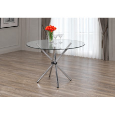 T-1430 Round 41" Glass Dining Table (Online only)