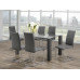 T-1449 Clear Glass 59 " With Grey Wooden Legs Dining Table (Online only) T-1449 Clear Glass 59 " With Grey Wooden Legs Dining Table (Online only)