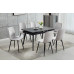 T-1472 Modern Extension Dining Table with Sintered Stone Marble Top  (Online Only)