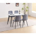 T-1630 Sintered Stone Top in Snowy White Marble Finish Dining Table (Online Only )