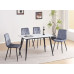 T-1630 Sintered Stone Top in Snowy White Marble Finish Dining Table (Online Only )