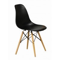 C-1420 Molded Polypropylene Black Seat with Solid Beech Wood Legs Dining chair. SALE JUST SET OF 4 CHAIRS.(Online only) C-1420 Molded Polypropylene Black Seat with Solid Beech Wood Legs Dining chair. SALE JUST SET OF 4 CHAIRS.(Online only)