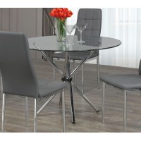 T-1430 Round 41" Glass Dining Table (Online only)