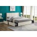 IF-5407 Double, Queen size bed with 4 Large Pull-Out Storage Drawers Creme Velvet Fabric. (Online Only) IF-5407 Double, Queen size bed with 4 Large Pull-Out Storage Drawers Creme Velvet Fabric. (Online Only)