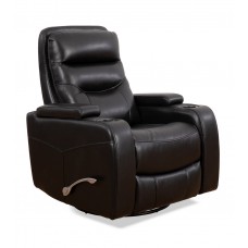 IF-6310 Recliner Chair. Soft Black PU.(Online only)