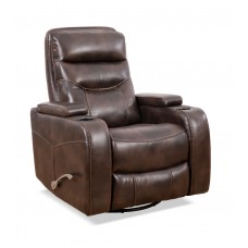 IF-6311 Recliner Chair. Soft Brown PU.(Online Only)