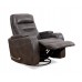 IF-6312 Recliner Chair. Soft Grey PU.(Online Only)