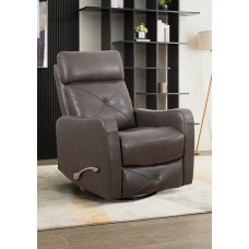 IF-6330-M Recliner Chair. Soft Charcoal Leather Match.(Online Only) IF-6330-M Recliner Chair. Soft Charcoal Leather Match.(Online Only)