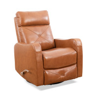 IF-6331-M Recliner Chair. Soft Brown Leather Match.(Online Only)