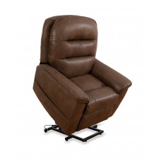 IF-6365 Lift Chair. Soft Brown PU. (Online only)