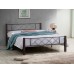 IF-125 Single, Double size bed with Black Steel Frame/ Espresso Wooden Post (Online Only) IF-125 Single, Double size bed with Black Steel Frame/ Espresso Wooden Post (Online Only)