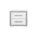 Andros-Silver Night Stand (Online Only)
