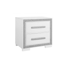 Andros-Silver Night Stand (Online Only)