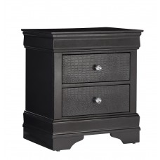 Pompei Grey PU Front Night stand (Online only) Pompei Grey PU Front Night stand (Online only)