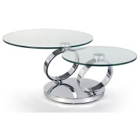 Ring Extendable Coffee Table Silver (Online only)