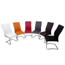 Accord Dining Chair with chrome legs (Online only)