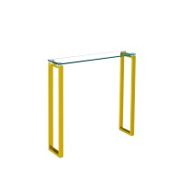 Delta Console Table Slim size Gold (Online only)