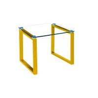 Delta End Table Gold (Online Only)