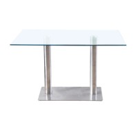 Euro  Dining Table Glass Top 30 " x 44" (Online only)