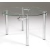 Friends Modern Extension Dining Table with clear tempered 12 mm glass (online only)