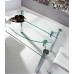 Friends Modern Extension Dining Table with clear tempered 12 mm glass (online only)