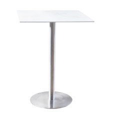 Hurricane Pub 30" x 30" Marble glass table (Online only)