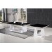 Julius Black Tempered Glass Console Table (Online Only)