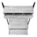 I 7331 Computer Desk-32 "L Grey/ Black Metal  (Online Only)