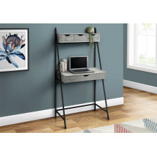 I 7331 Computer Desk-32 "L Grey/ Black Metal  (Online Only)