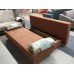 Made in Canada Sofa Bed – Custom Fabric, Wood Frame, Comfortable & Durable, with Storage – Convertible Couch for Small Spaces .Q Flip Sofa Bed.